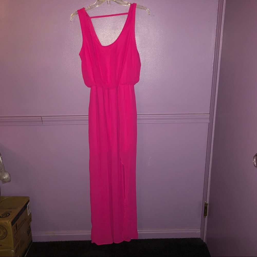 Lush Sheer Maxi Dress